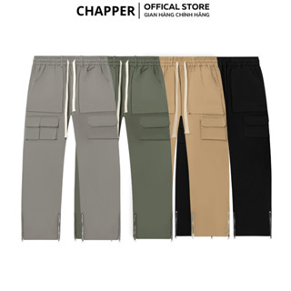 Quần kaki túi hộp Cargo Pant CHAPPER ống suông khóa zip - QCP001 Menswear Nam
