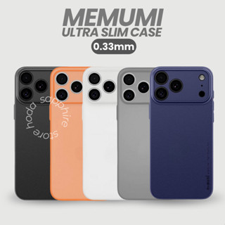 Ốp Lưng Nhám Mờ Memumi Ultra Slim Case 0.33mm Siêu Mỏng Cho Iphone 17 Pro Max 16 Plus 15 14 13 12