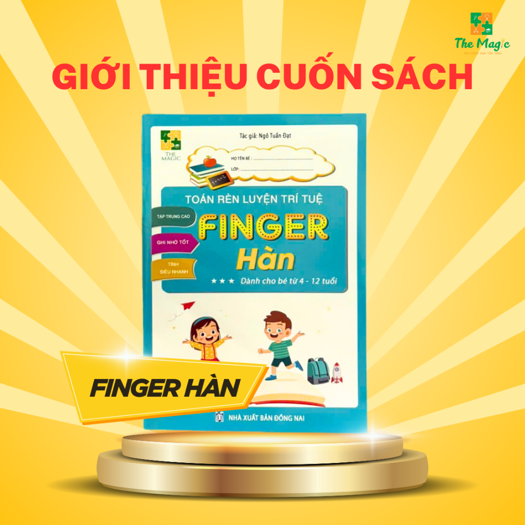 CUỐN FINGER MATH HÀN THE MAGIC