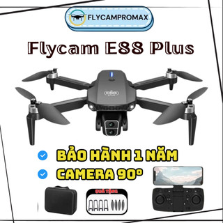 Flycam E88 Plus, camera 4K, bay ổn định, phù hợp quay du lịch và tập chơi, Drone mini