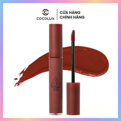 Son Kem 3CE Velvet Lip Tint Dạng Lì Lên Màu Chuẩn 4g