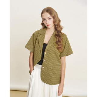 Áo MARILYN blazer nữ tay ngắn KHÂU BY CQ
