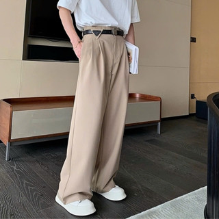  Quần Âu Nam ALLMAN  Cạp Liền Bản Đặc Biệt   Suông Ống Rộng Hàn Quốc Chất Liệu Chống Nhăn Vải Gold Nhật Mềm Mại,Phong Các 