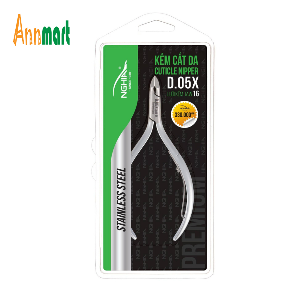 Kềm Cắt Da Inox 3 Mang Tròn Kềm Nghĩa D05X Chính Hãng