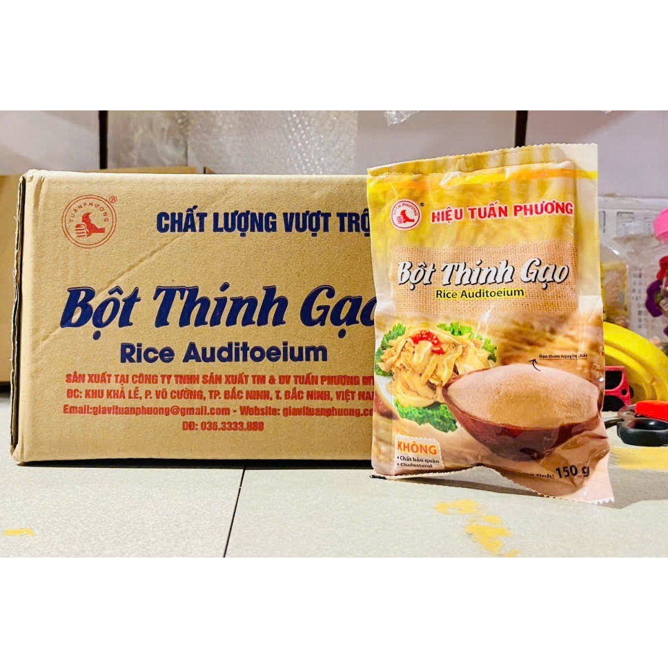 SỈ: 1 thùng 20 gói 150gr bột thính gạo