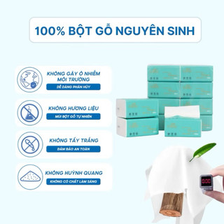 Giấy rút chính hãng Caitong 5 lớp 520 tờ xanh nhạt siêu dai, mềm mịn [CHUẨN NỘI ĐỊA TRUNG]