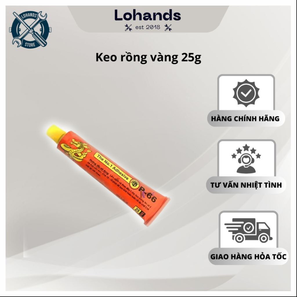 Keo rồng vàng P66 keo dán da dán thảm 25gram bám dính cực tốt Lohandss store