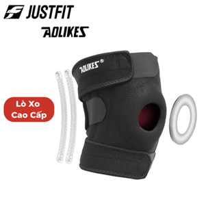  Bó gối thể thao có lò xo AOLIKES băng đầu gối đá bóng,hỗ trợ chạy bộ chống chấn thương cho nam nữ 
