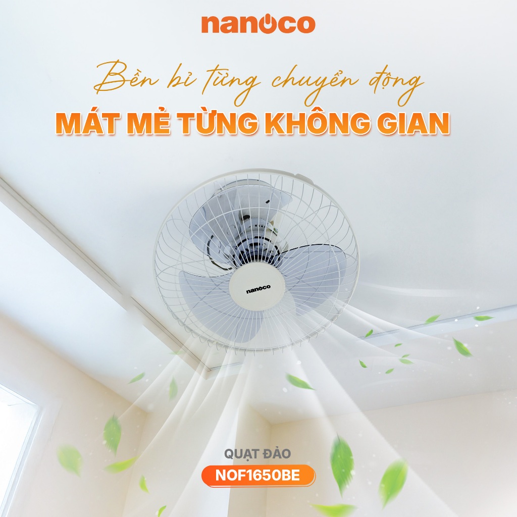 Quạt đảo trần bạc đạn Nanoco