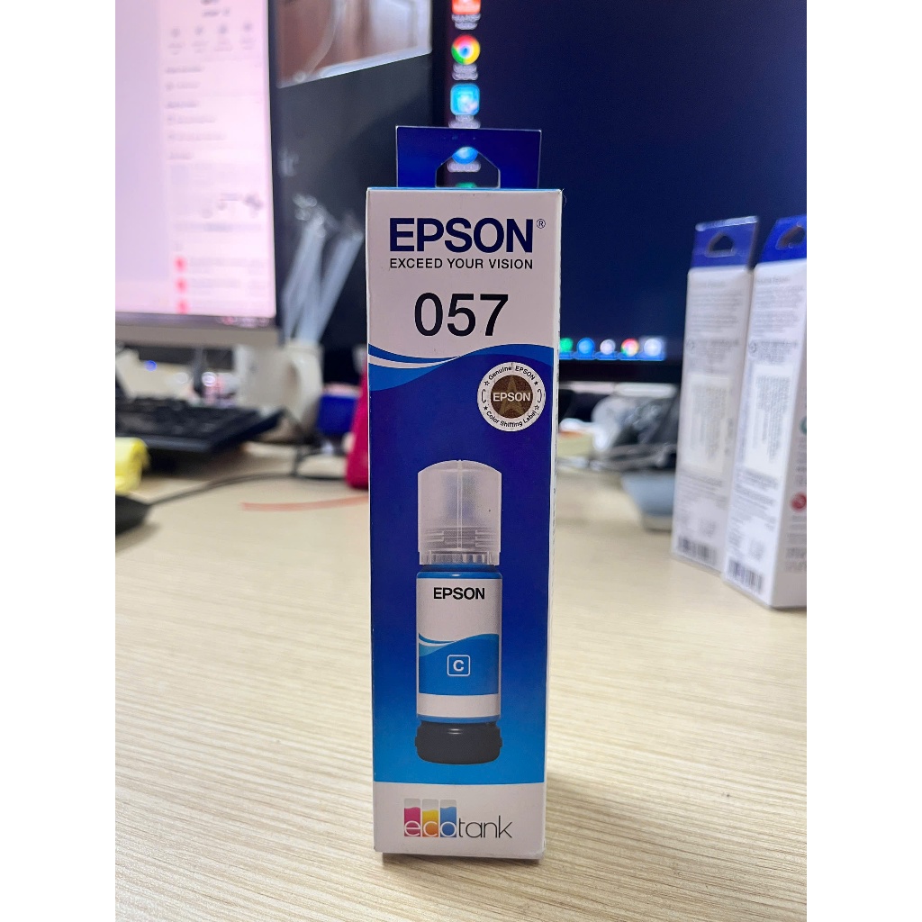 Mực in màu Chính Hãng Epson 057 (C) Xanh – Cho máy L8050/ L18050