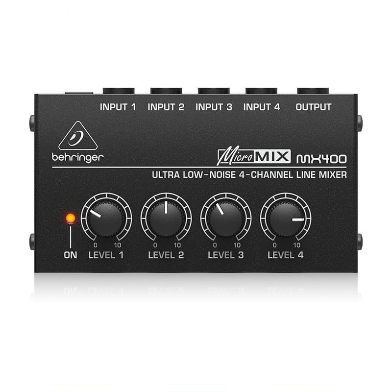 Behringer MX400 - Bộ Trộn Âm Thanh 4 Kênh Chuyên Dụng Cho Studio, Biểu Diễn Và Podcast
