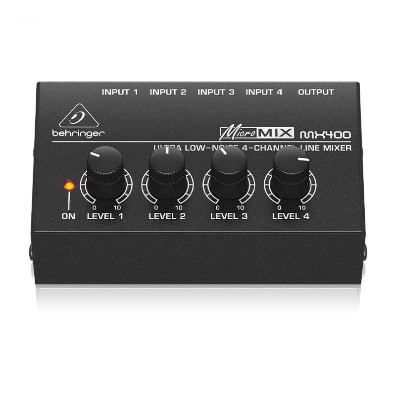 Behringer MX400 - Bộ Trộn Âm Thanh 4 Kênh Chuyên Dụng Cho Studio, Biểu Diễn Và Podcast