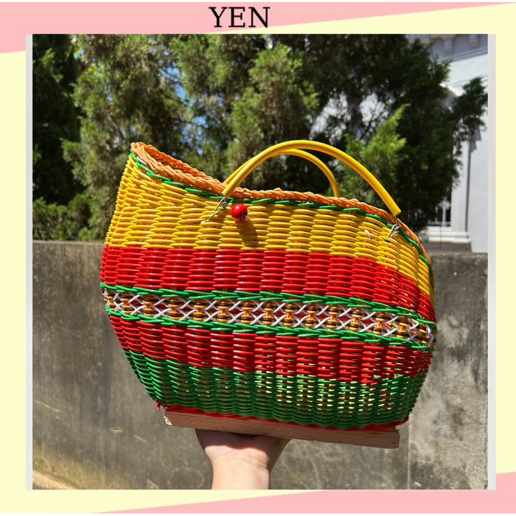 Giỏ Gà Đan Thủ Công – Giỏ Xách Gà Đá, Gà Cảnh, Gà Chọi