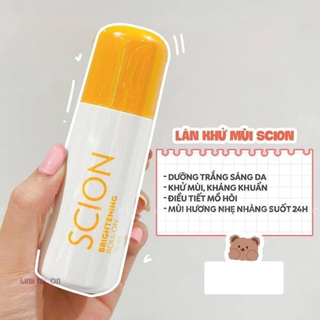 [Có tem check chính hãng] Lăn Khử Mùi Scion 75ml