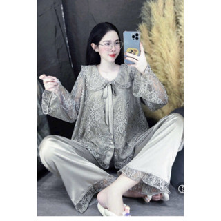  sét lụa Dài  nhiều ren hoa vải lụa  mẫu mới 