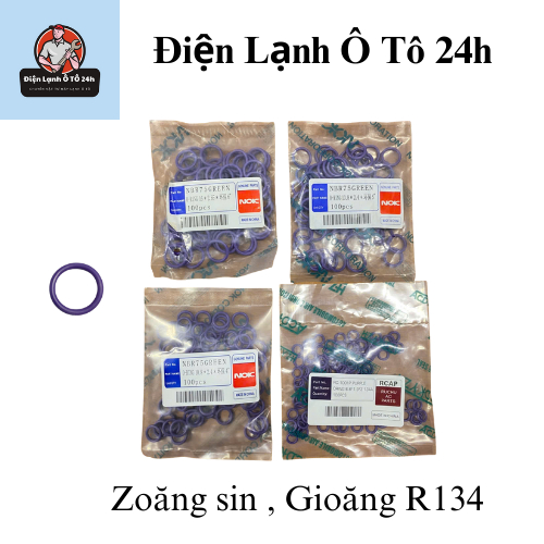 Zoăng Sim R134 (Gioăng) Zoăng Cao Su / Zoăng Làm Kín Cho Gas Lạnh R134a