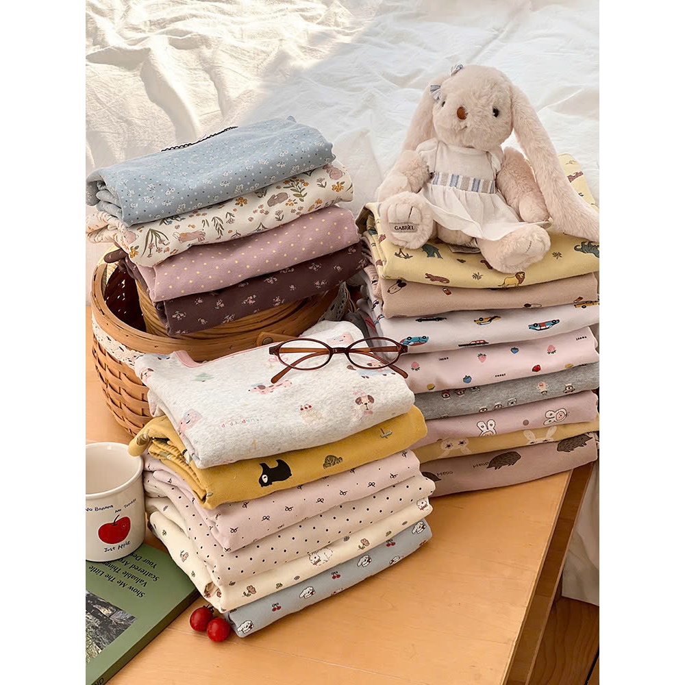 Bộ Đồ Homewear AMBB 2025 Dài Tay Thu Đông Cho Bé Trai Bé Gái