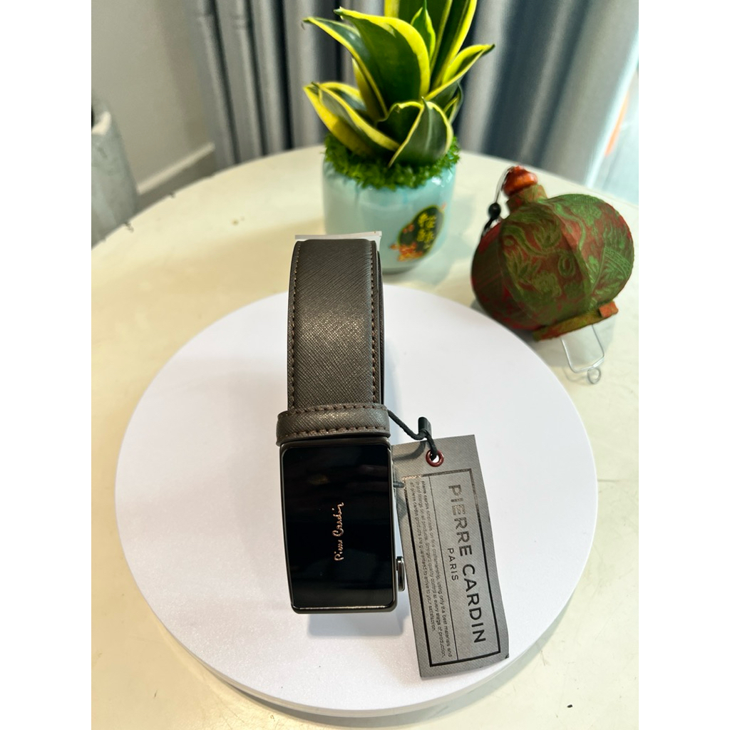 Thắt lưng dây nịt dây lưng da nam Pierre  Paris Malay auto slide buckle belt