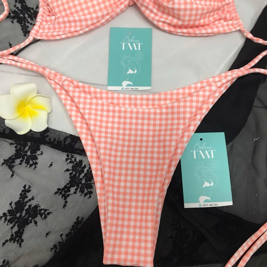 Bikini áo tắm hai mảnh bassi xoắn ngực quần lọt nhỏ siêu sang ( hàng cao cấp TMT) | BigBuy360 - bigbuy360.vn