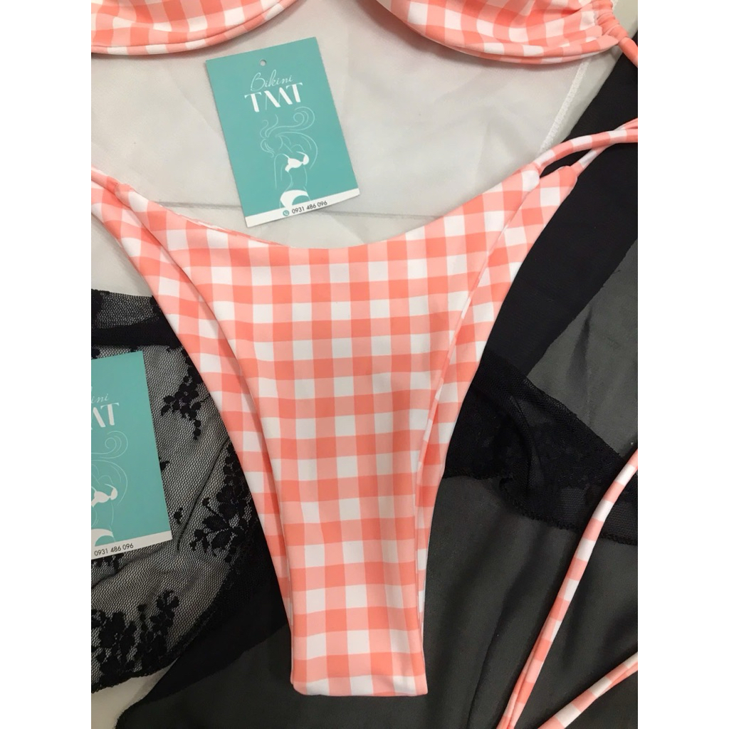 Bikini áo tắm hai mảnh bassi xoắn ngực quần lọt nhỏ siêu sang ( hàng cao cấp TMT) | BigBuy360 - bigbuy360.vn