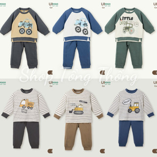 Bộ dài tay Uala Rogo vải COTTON FABRIC cao cấp mềm mịn thoáng mát thấm hút tốt mẫu mới cho bé trai gái