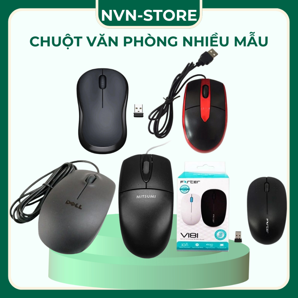Chuột DELL MS111 (USB) Văn Phòng, Chơi Game