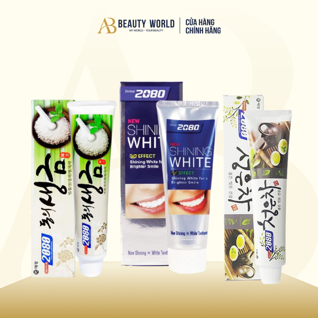 Kem Đánh Răng Trắng Sáng, Thơm Miệng, Ngăn Ngừa Viêm AEKYUNG 2080 | AB BEAUTY WORLD