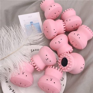 Combo 3 Cọ Massage Rửa Mặt Silicon 2 Đầu Bạch Tuộc, Có Rửa Mặt Làm Sạch Sâu Lỗ Chân Lông Bã Nhờn