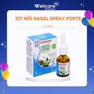  Xịt Mũi OTOSAN FORTE Nasal Spray - Nhập Khẩu ITALY Nước Muối Ưu Trương Tinh Dầu Hỗ trợ thông mũi giảm nghẹt mũi 
