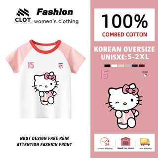  baby tee Hello kitty áo thun ôm body nữ cute đẹp kiểu cotton CLOT áo thun raglan 