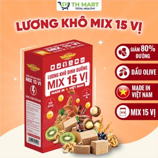 [HỎA TỐC] Lương Khô Mix 15 Vị Hạt Dinh Dưỡng Và Trái Cây Bổ Sung Năng Lượng Ăn Vặt Ăn Thay Bữa Dinh Dưỡng