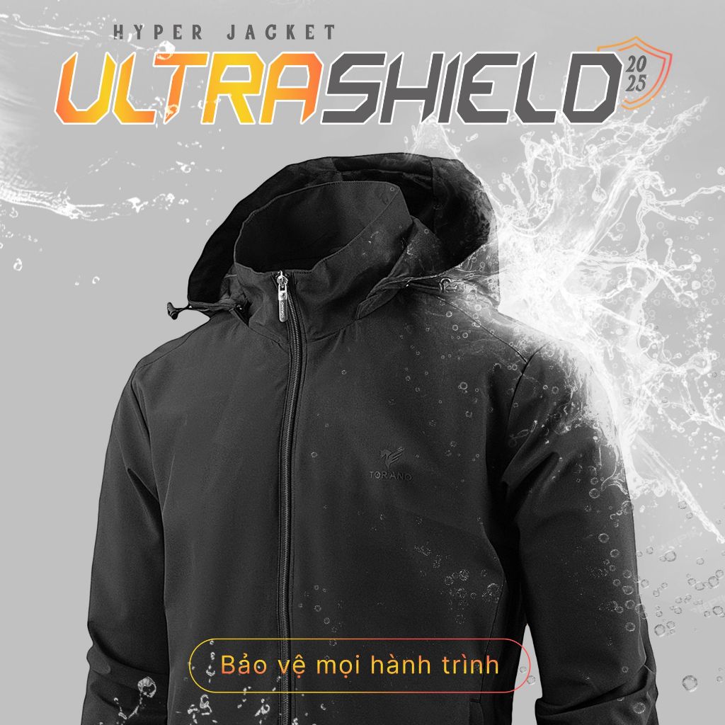 Áo Khoác Gió Nam 2 lớp TORANO Công Nghệ Cao Cấp Heattech, Chống Thấm, Cản Bụi, Cản Gió, Giữ ấm EWCW0