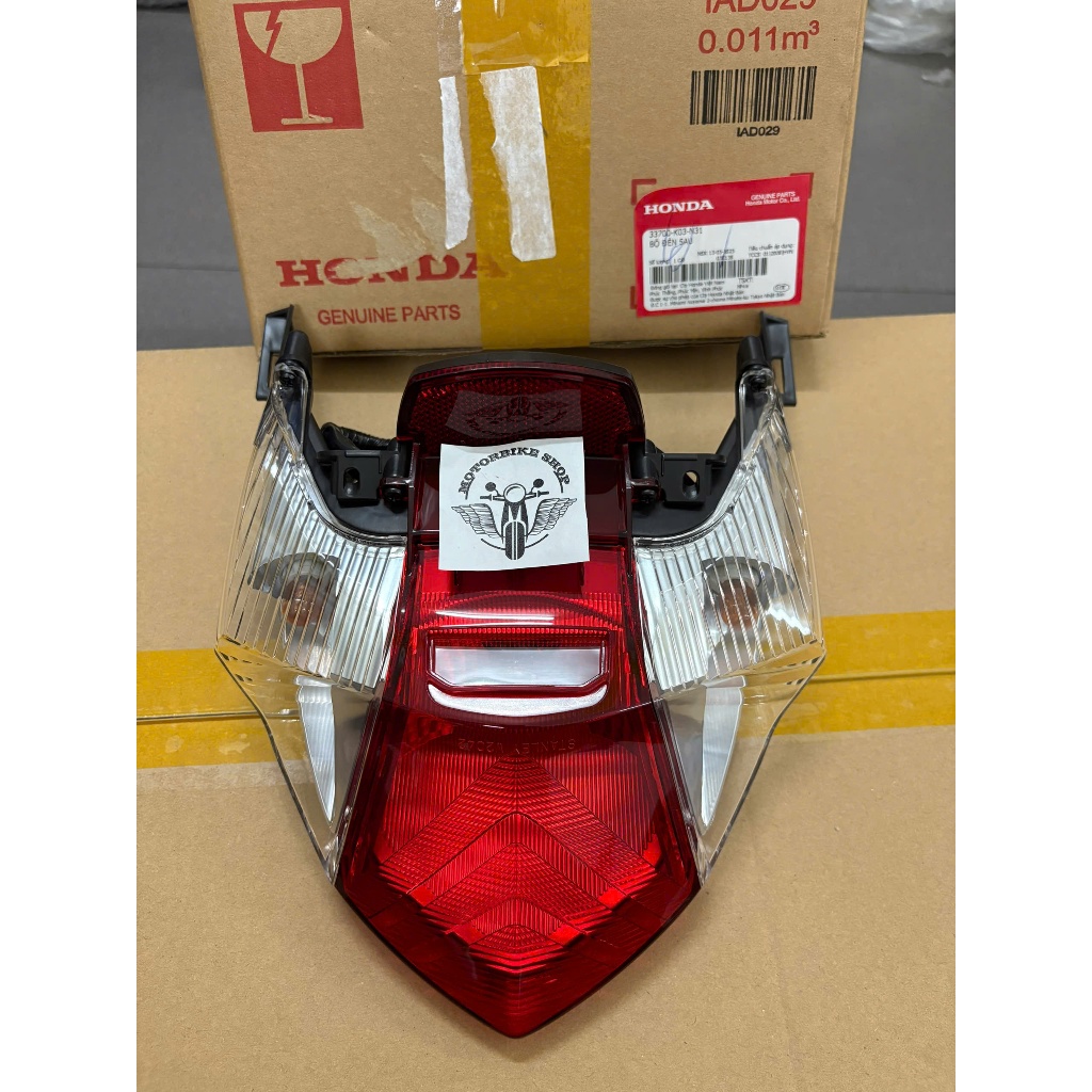 bộ đèn xi nhan sau, đèn lái, đèn hậu wave rsx 110 fi 2015-2025 33700K03N31 chính hãng