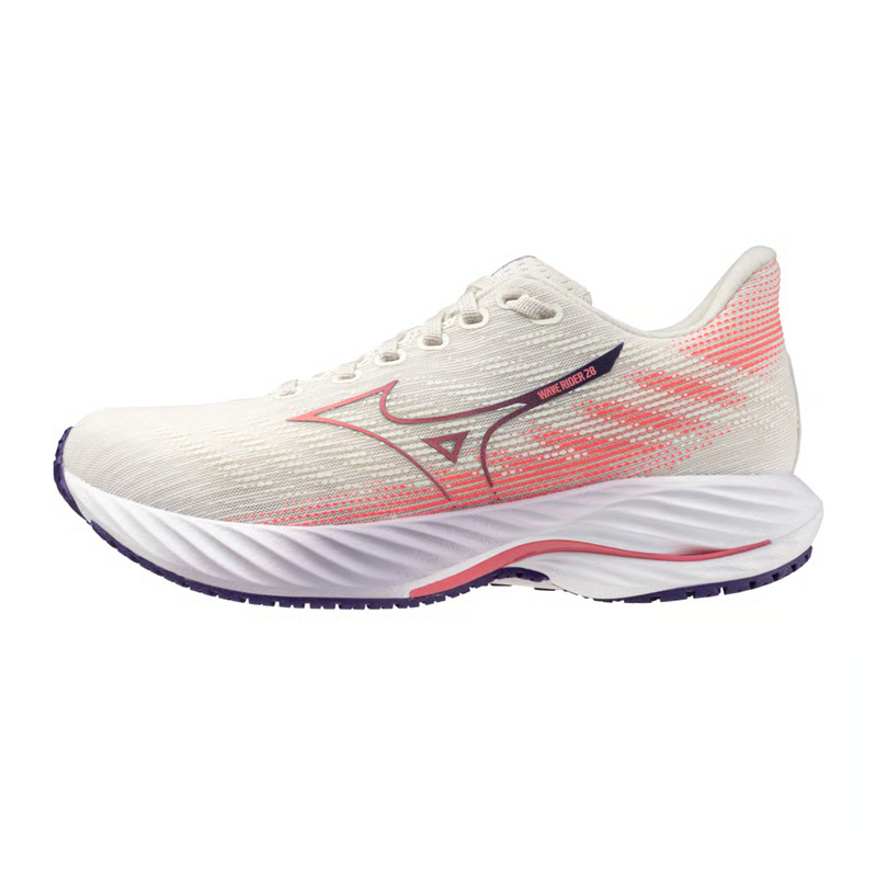 Mizuno Giày Chạy Wave Rider 28 Ultra Wide Last 4E J1GD240673 Êm Ái, Ổn Định