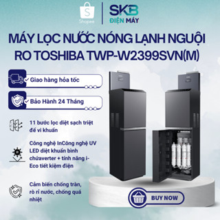 [MIỄN PHÍ LẮP ĐẶT] Máy Lọc Nước Giữ Khoáng RO Plus TOSHIBA Originpure TWP-W2399SVN(M) - Bảo hành Chính Hãng 24 Tháng