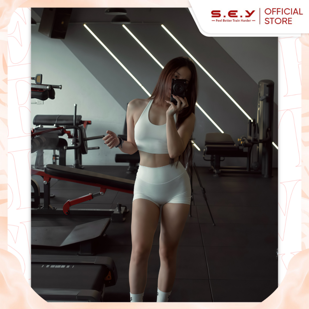 Áo bra SEY Plastron Bra, Áo Cổ Yếm, Áo tập gym, yoga, chất liệu co giãn thoải mái, nhiều màu | BigBuy360 - bigbuy360.vn