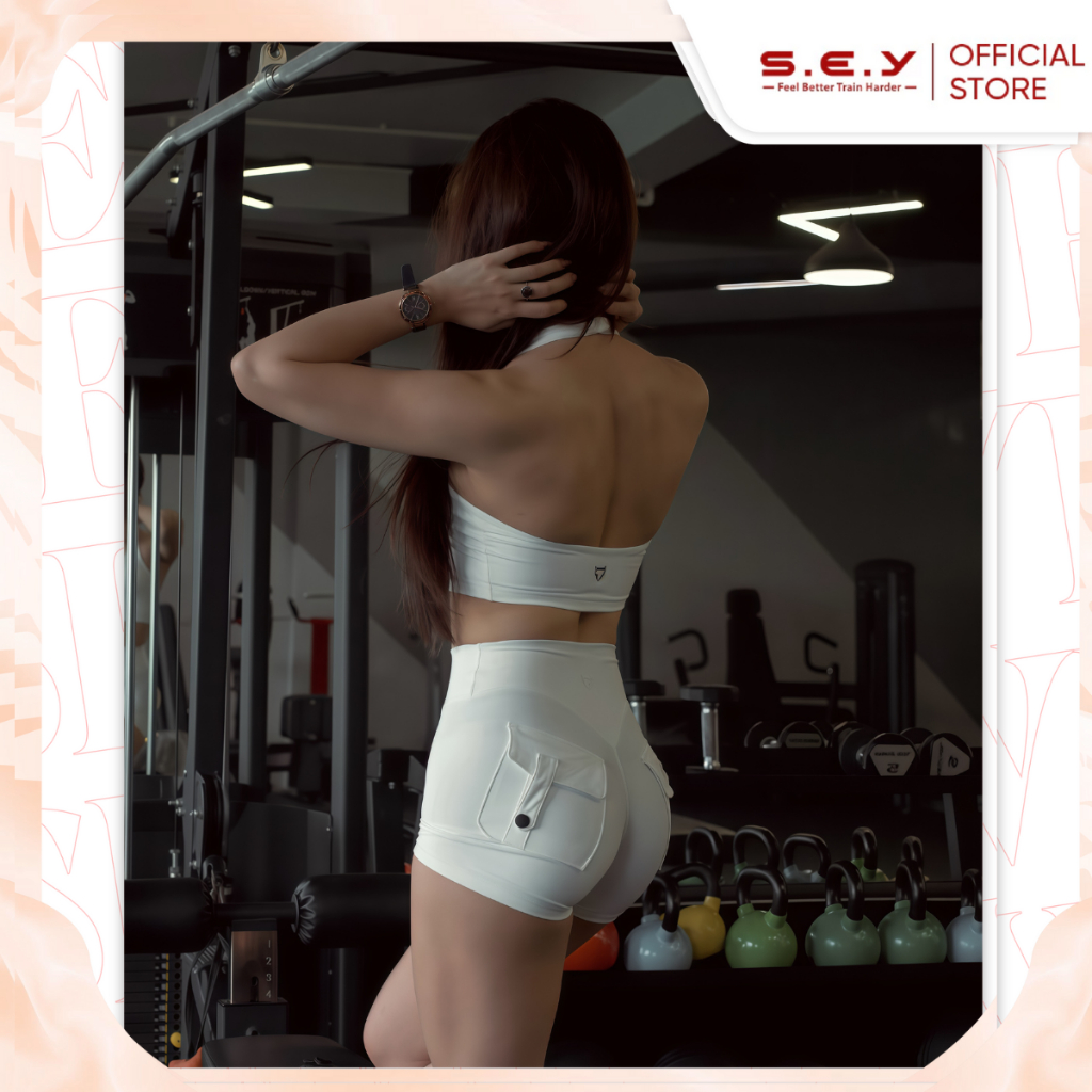 Áo bra SEY Plastron Bra, Áo Cổ Yếm, Áo tập gym, yoga, chất liệu co giãn thoải mái, nhiều màu | BigBuy360 - bigbuy360.vn
