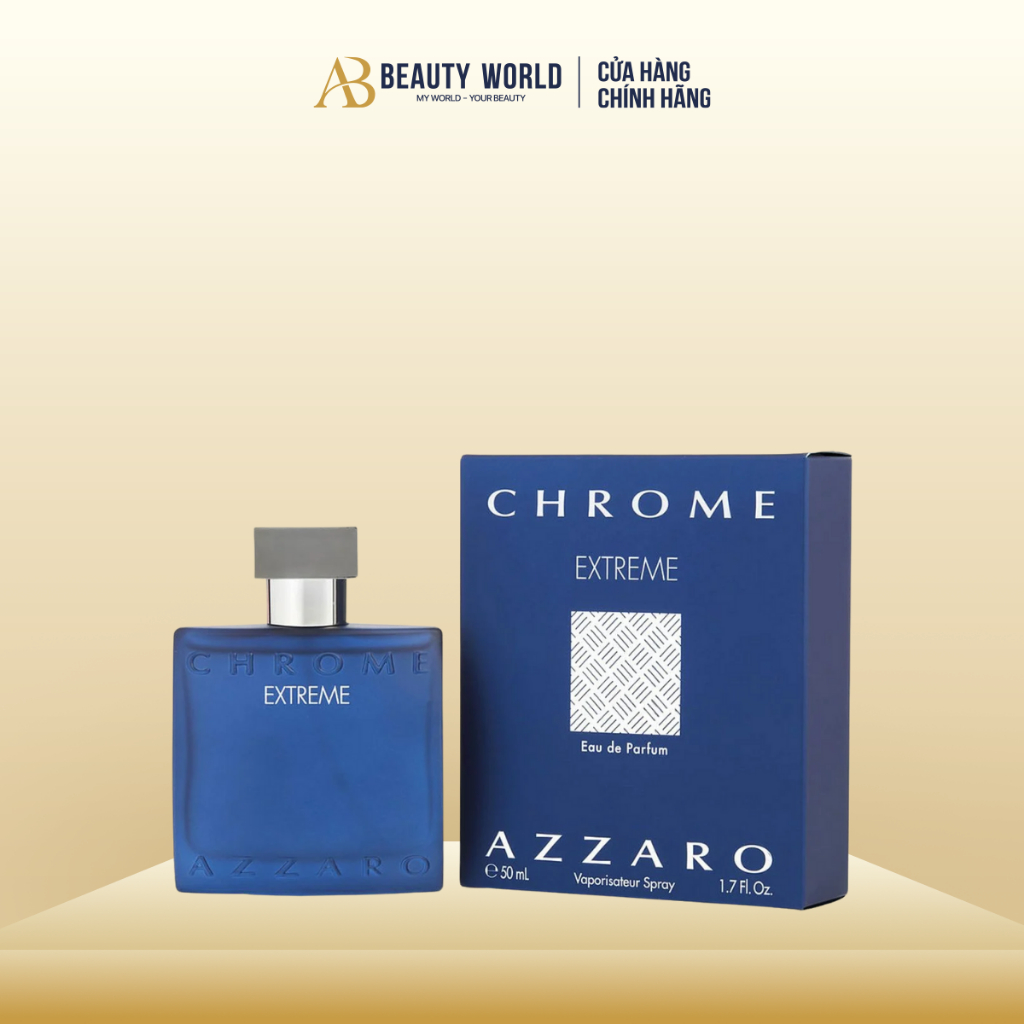 Nước hoa nam Azzaro Chrome Extreme Eau De Parfum Vaporisateur Spray 50ml AB BEAUTY WORLD