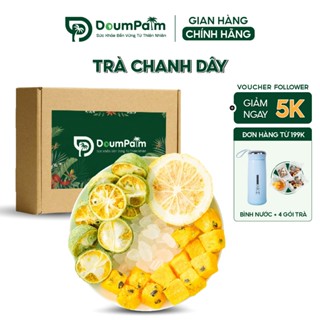 [VOUCHER FOLLOWER] Trà Detox Chanh Dây Kim Quất Triệu Lộ Tư Hỗ Trợ Trắng Da, Thanh Nhiệt, Bổ Sung VitaminC - DOUM PALM