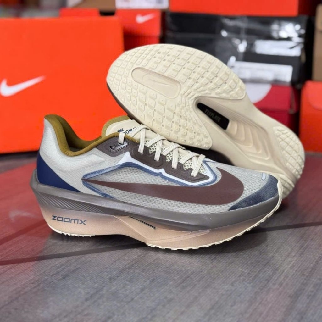 [ Ảnh Thật ] Giày Chạy Bộ Thể Thao Nam Nike Zoomx Fly 6 ' Tặng Kèm tất xịn '