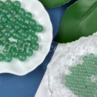  Combo 5 Hạt đá tự nhiên Green Aventurine Thạch Anh Xanh  đá phong thủy dùng xỏ chuỗi vòng tay 