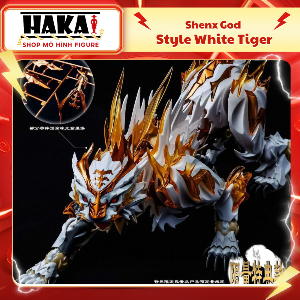 Mô hình lắp ráp Lôi Hổ Shenx God Style White Tiger - Mô hình Figure Hakai Shop