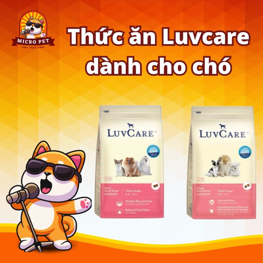 Thức ăn Luvcare dành cho chó giống nhỏ 500g và 2kg  - MicroPet
