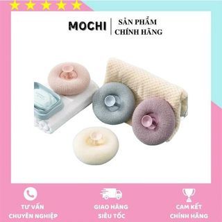 Bông Tắm Xơ Lưới Siêu Tạo Bọt Tẩy Tế Bào Chết Có Kẹp Ngón Tay Tiện Lợi
