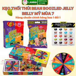  【MỚI MÙA 7 - HÀNG CHUẨN MỸ Kẹo Thúi Thối Bean Boozled Jelly Belly 20 Vị - Hộp Lớn 99g + Vòng Xoay   Hộp 45g   Gói 54g 