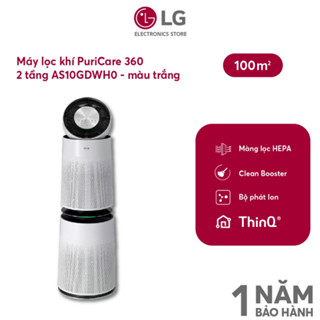  Máy lọc không khí LG Puricare 2 tầng 100m2  SafePlus  AS10GDWH0 