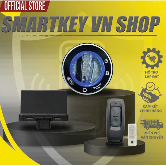 Smartkey Nhận Diện 2M dành cho xe ShY, Exciter 150, Exciter 135, Exciter 155, Nouvo5-6, Mio M3, Siru