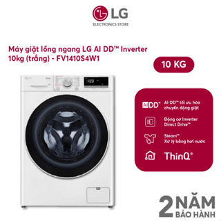 Máy Giặt LG Inverter 10 Kg FV1410S4W1 - SHOP Miễn phí GIAO + LẮP Hà Nội
