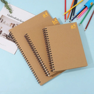   Giá Sỉ   Sổ lò xo Sketchbook sổ tay vẽ chì sổ phác thảo kích thước A5 A4 100gsm 100 Trang 