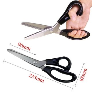 Kéo Cắt Răng Cưa – Răng Cưa Tam Giác, Răng Cưa Bầu Tròn – Đa Kích Thước